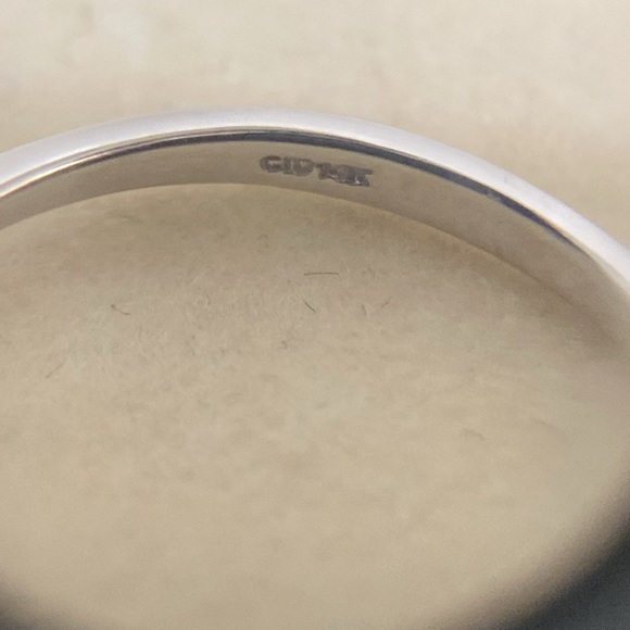 14K White Gold Clyde Duneier Tanzanite Ring - Picture 8 of 8